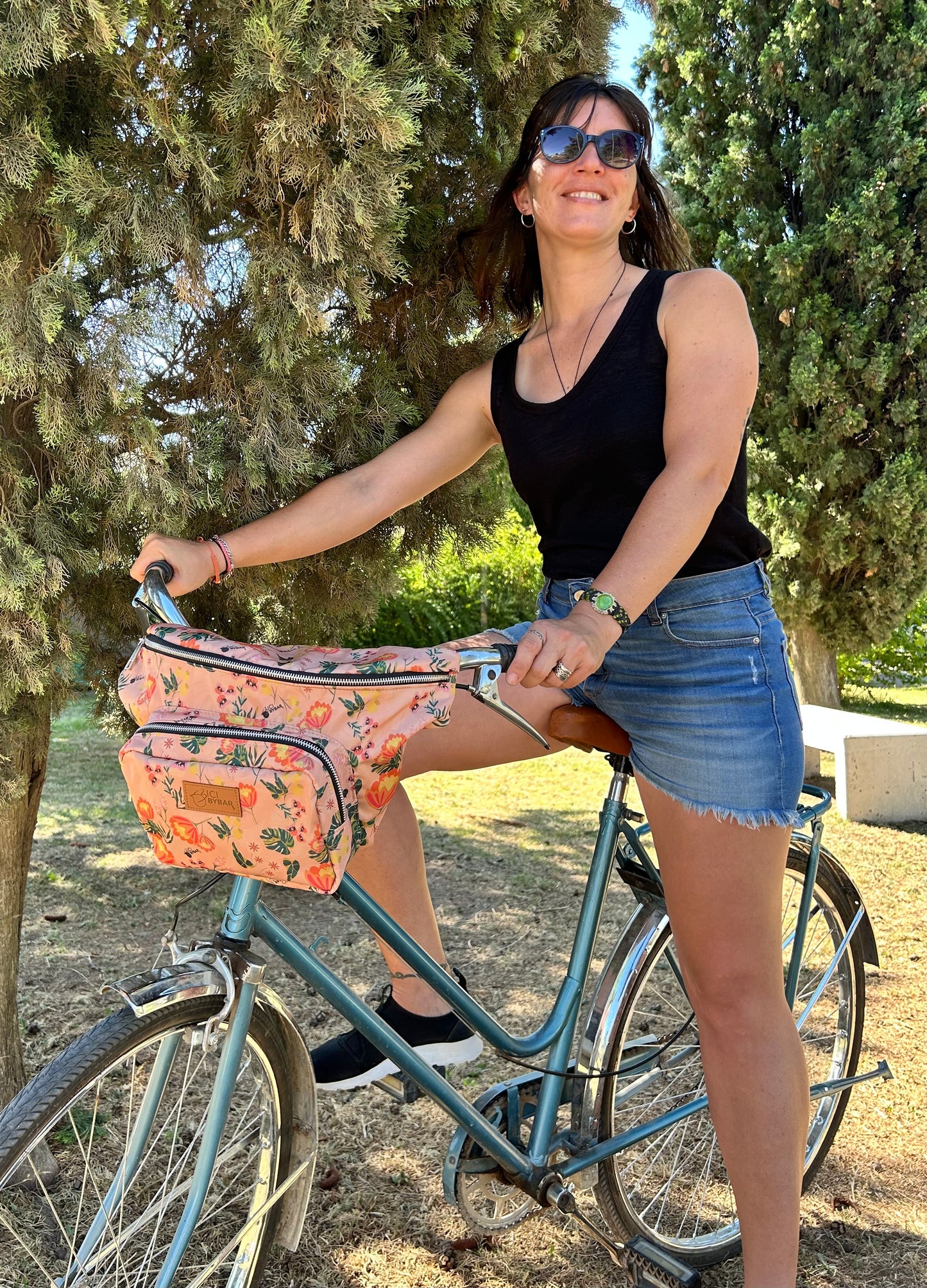 Maxi Sling Bag - Floral Peach