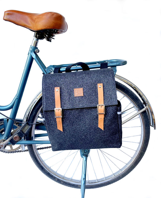 HOWARD - Pannier black and glitter canvas