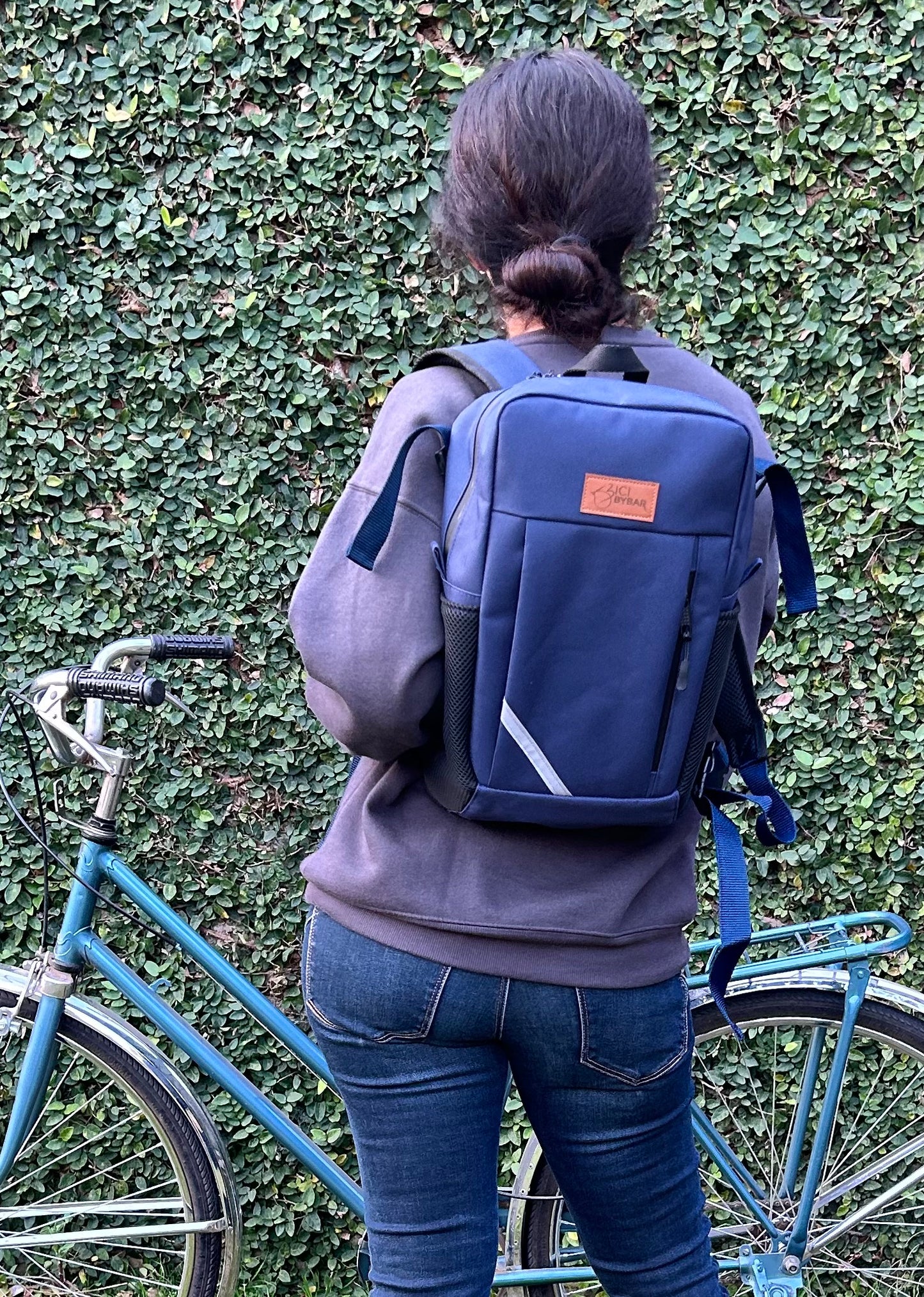 SPORT - Blue Backpack Pannier Water resistant