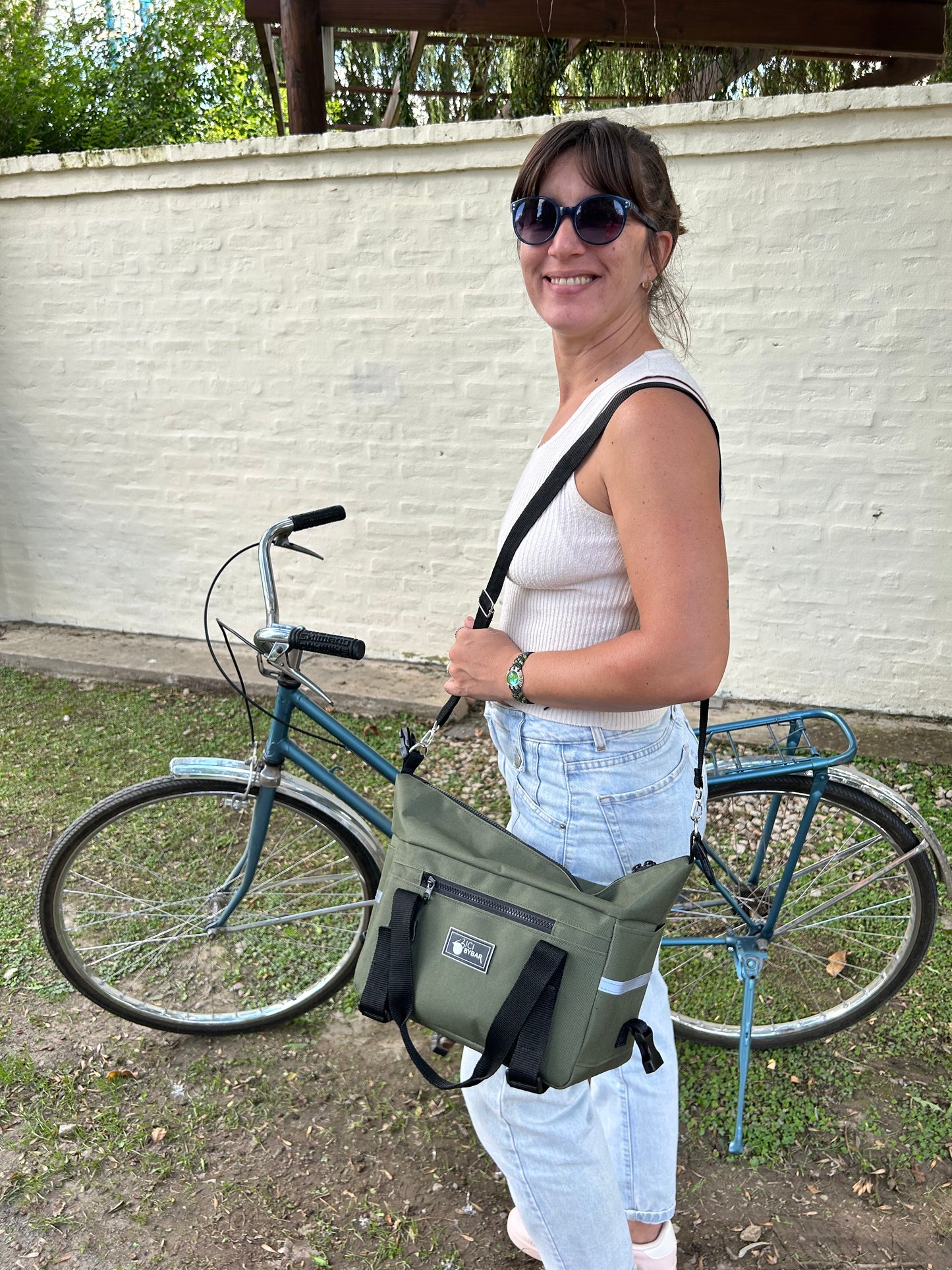 MAGUI - Green Bicycle Trunk bag Waterproof