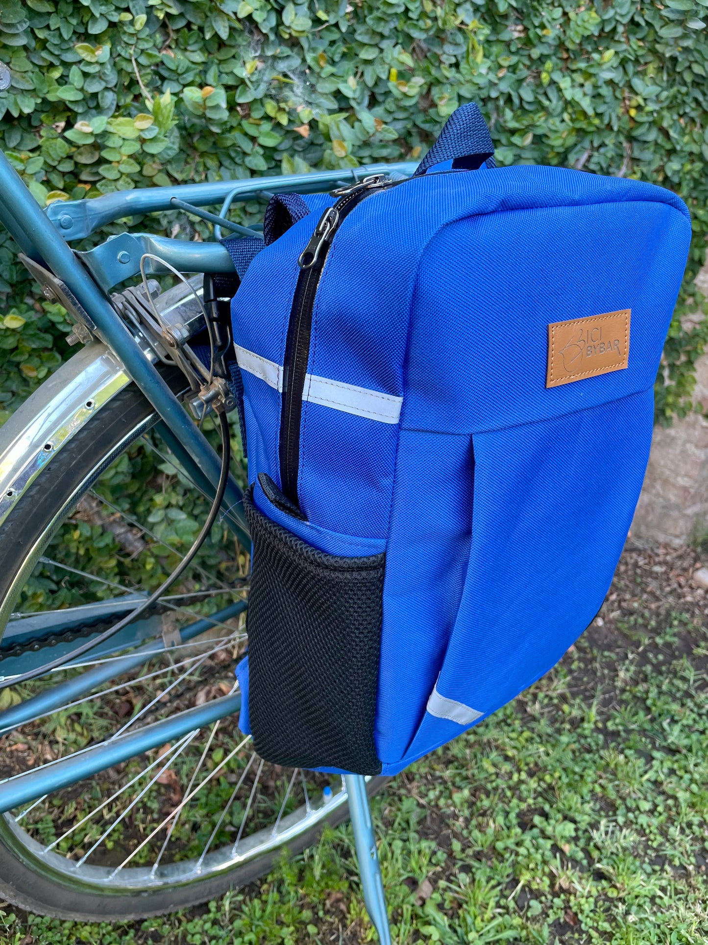 SPORT- Electric Blue Waterproof Backpack Pannier