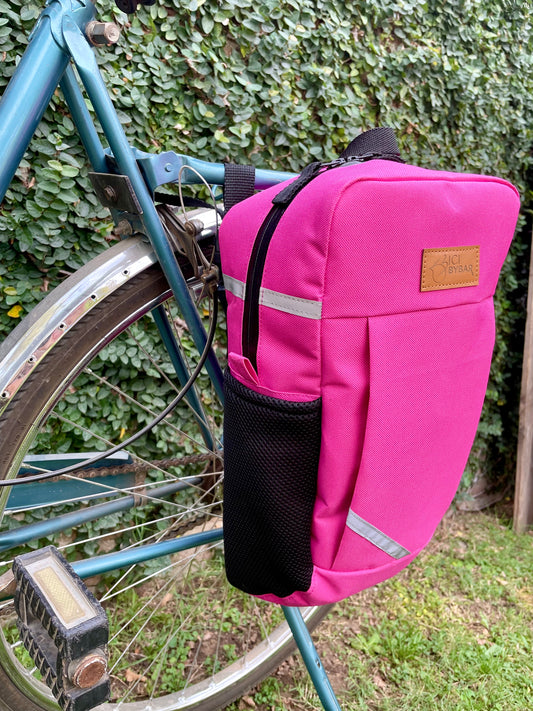 SPORT- Pink Waterproof Backpack Pannier