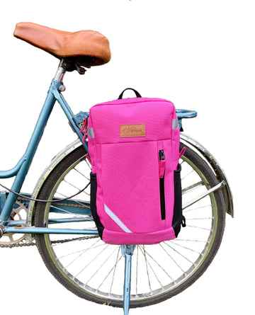 SPORT- Pink Waterproof Backpack Pannier