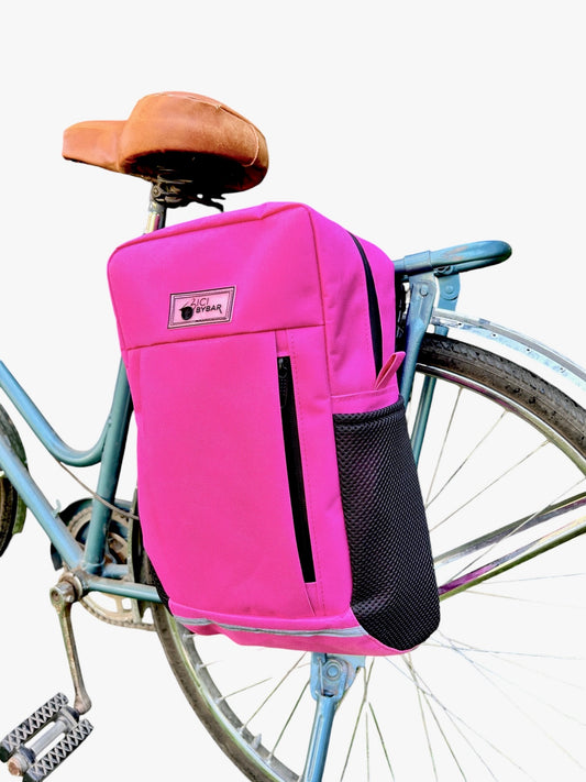 SPORT- Pink Waterproof Backpack Pannier