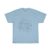 Load image into Gallery viewer, Unisex Bicycle&#39;s Anatomy tee
