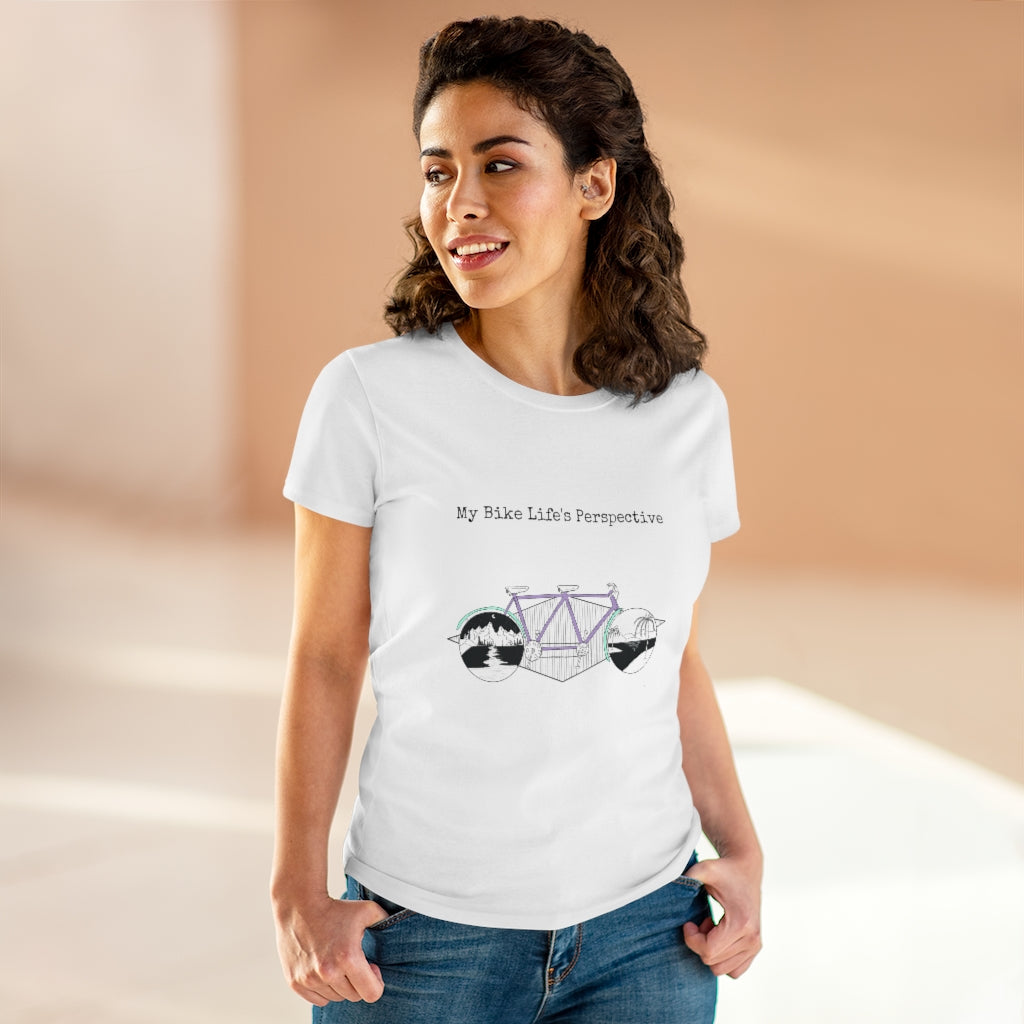 Women's Bike life Perspective Tee