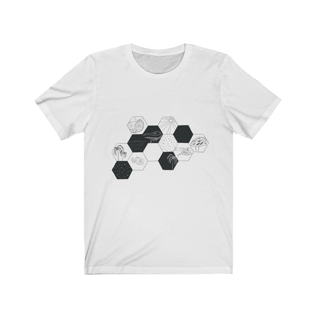 Unisex Bicycle Pentagon Tee