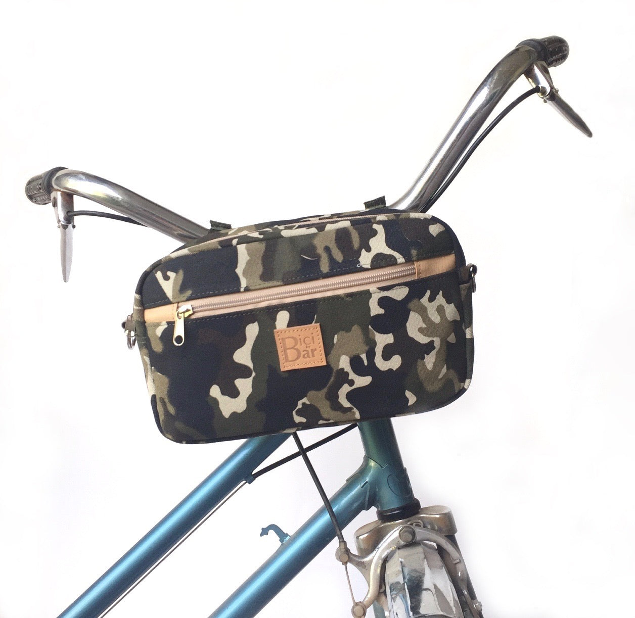 BIKE PACK - Cartera camuflaje verde