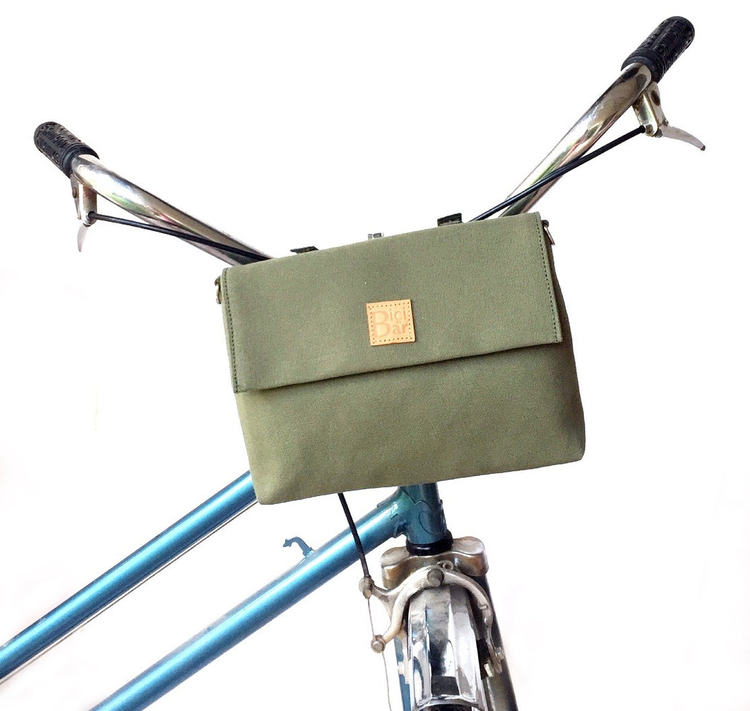 BAR 1- Cartera para bicicletas verde