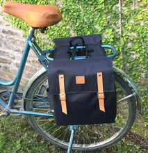 Load image into Gallery viewer, Double Black Waterproof Bicycle Pannier
