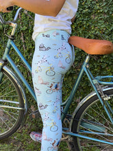 Load image into Gallery viewer, Dogs &amp; Bikes Bicycle Leggings
