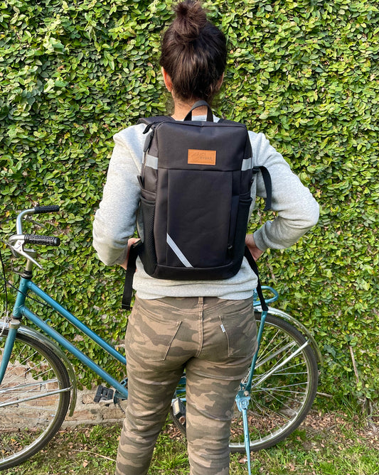 SPORT - Black Waterproof Backpack Pannier