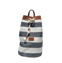 Load image into Gallery viewer, Sailor Bag Blue Stripes
