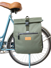 Load image into Gallery viewer, ROLL TOP - Waterproof backpack pannier green
