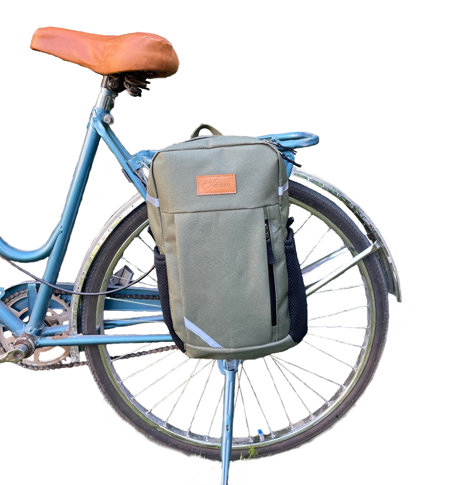 SPORT - Green Backpack Pannier Water Resistant