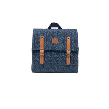 Load image into Gallery viewer, HOWARD - Pannier blue wheat canvas
