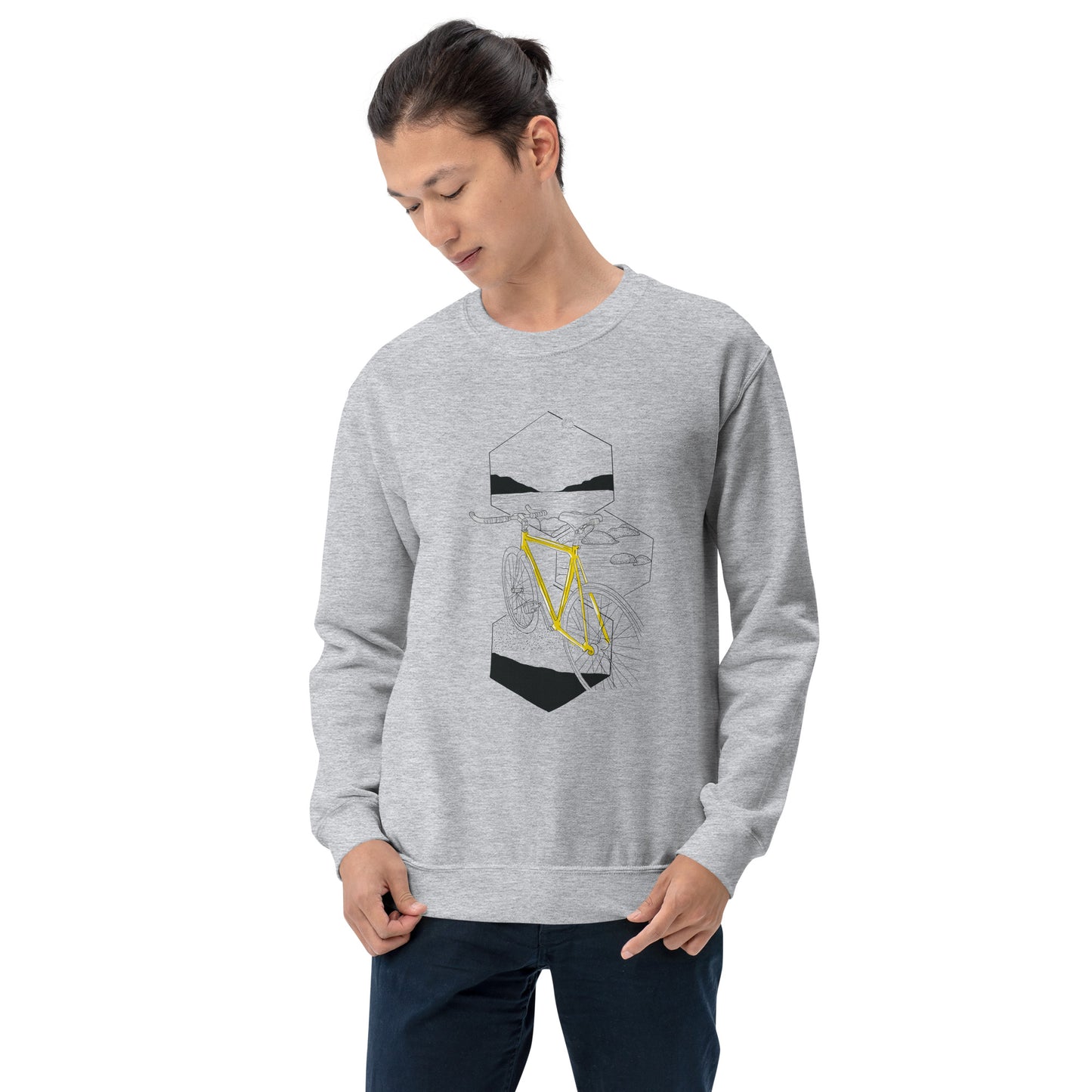 Seaside Bikeride Sweatshirt - White